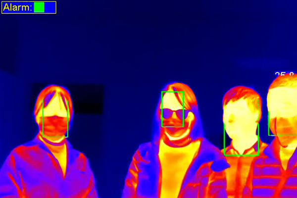 Thermal imaging camera for body temp measurement